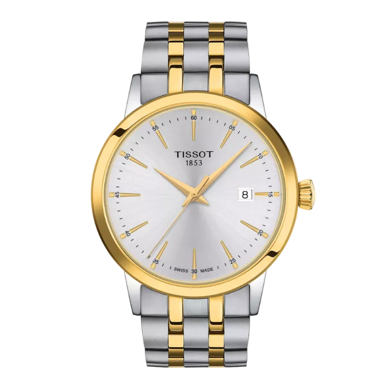 Tissot Classic Dream 42 mm – Silver & Gold T129.410.22.031.00