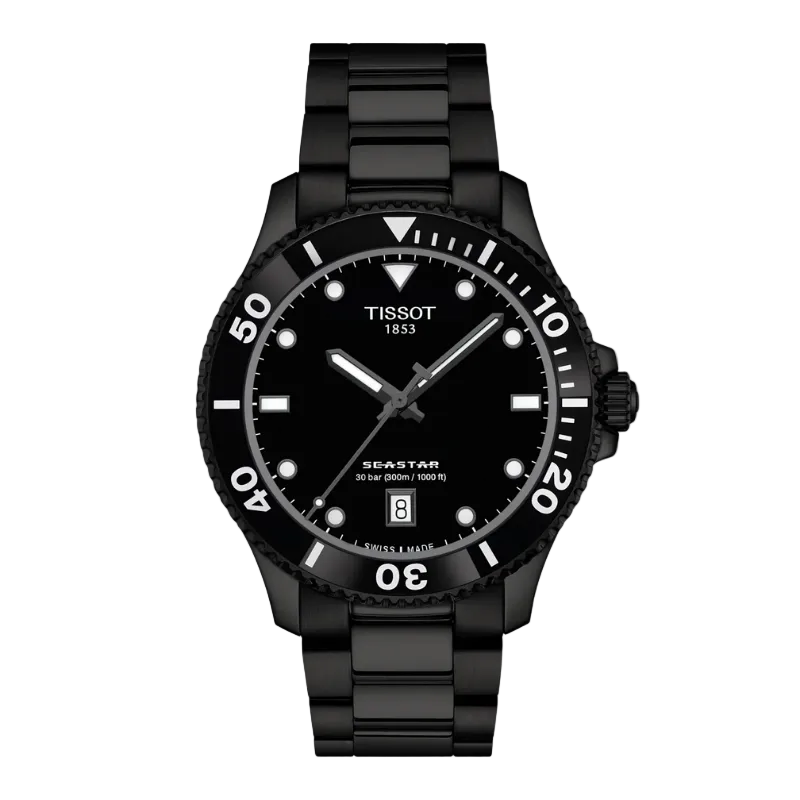 Tissot Seastar Black PVD 40 mm