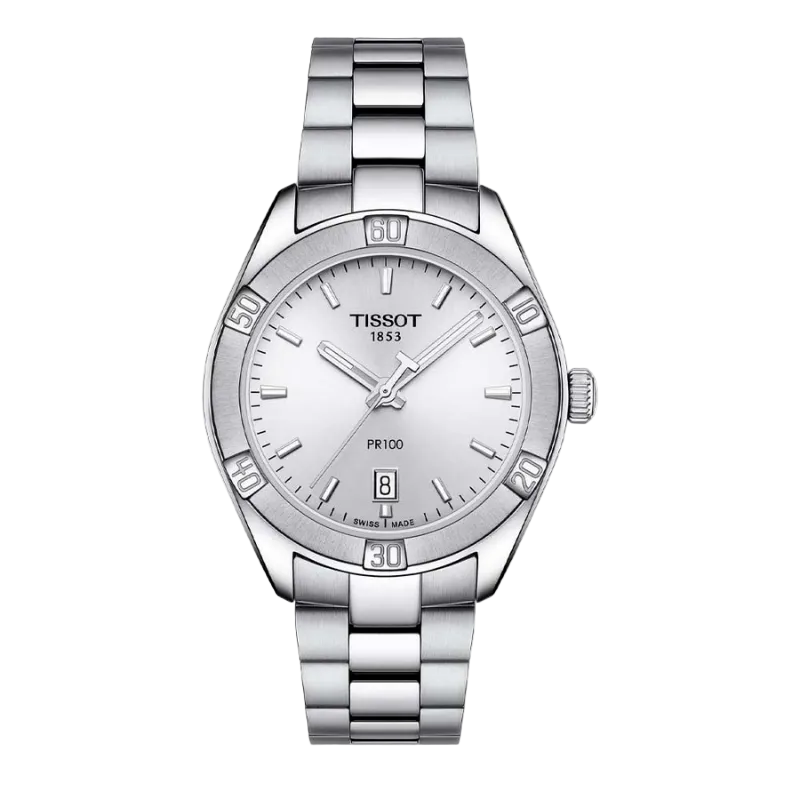 Tissot PR 100 Sport Chic 36 mm – Silver Dial T101.910.11.031.00