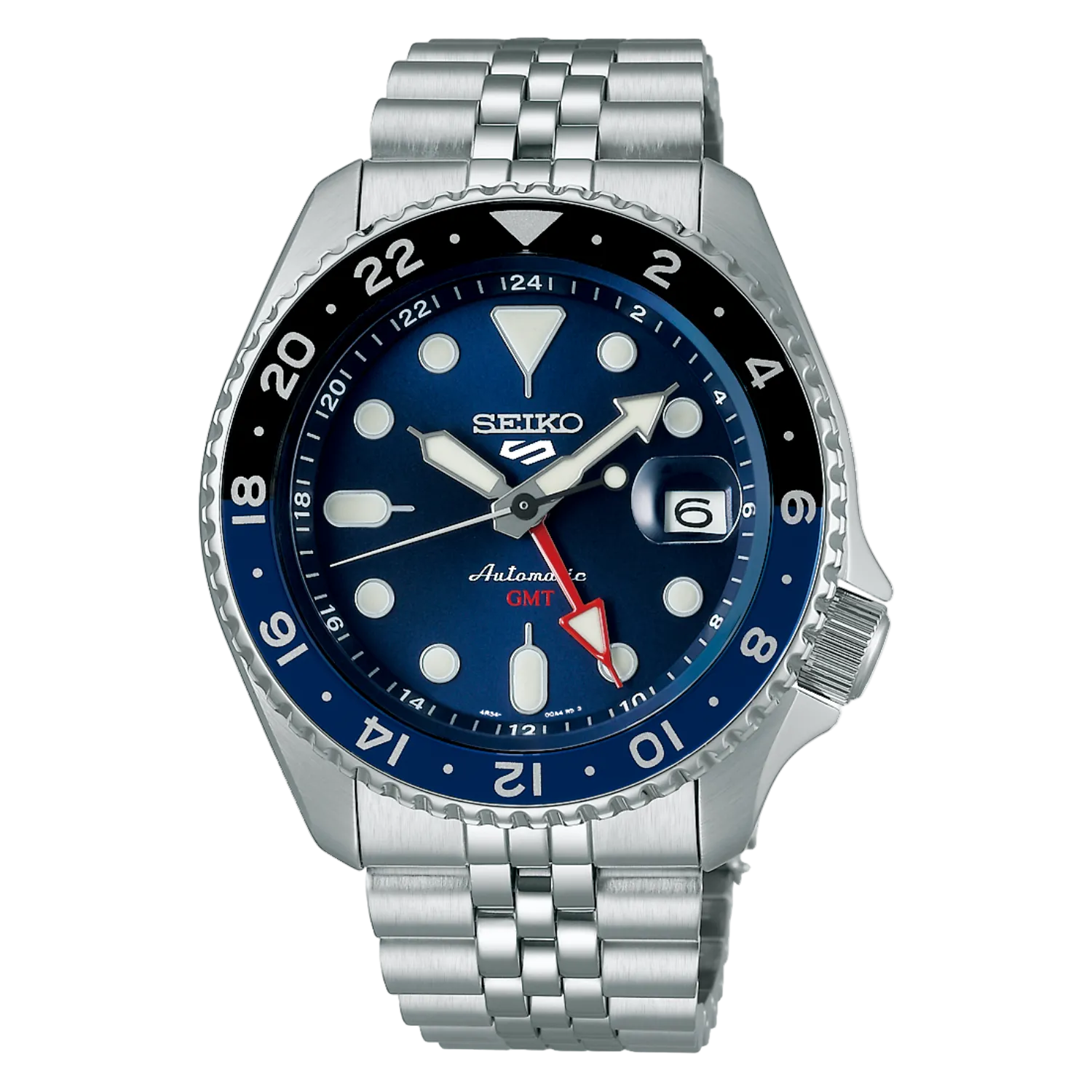 Seiko 5 Sports GMT automatinis – mėlynas („Batman“)