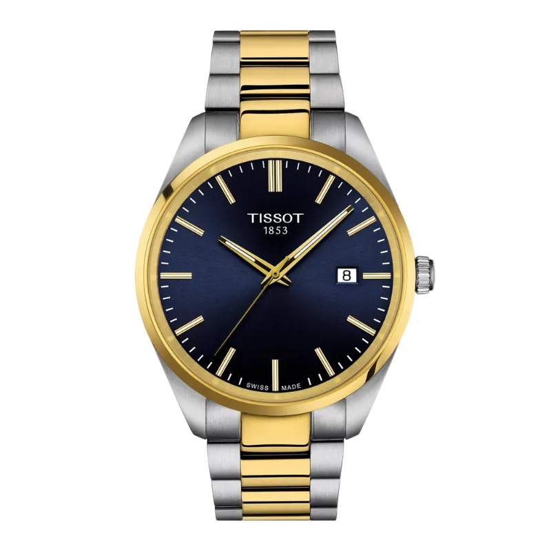 Tissot PR 100 40 mm – Blue & Gold T150.410.22.041.00