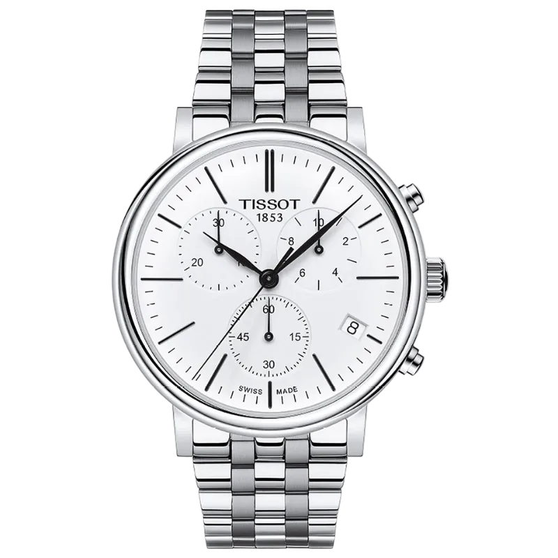 Tissot Carson Premium Chronograph 41 mm – White T122.417.11.011.00