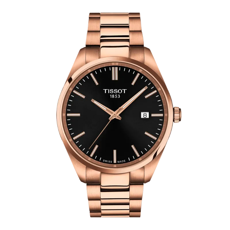 Tissot PR 100 40 mm – Black & Rose Gold T150.410.33.051.00