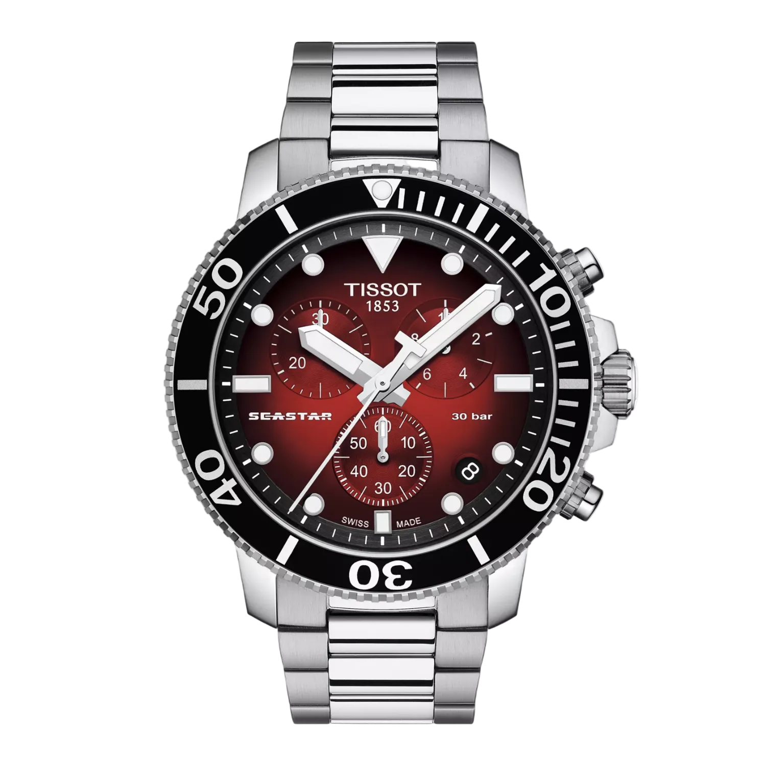 Tissot Seastar 1000 kvarcinis chronografinis laikrodis, 45,5 mm