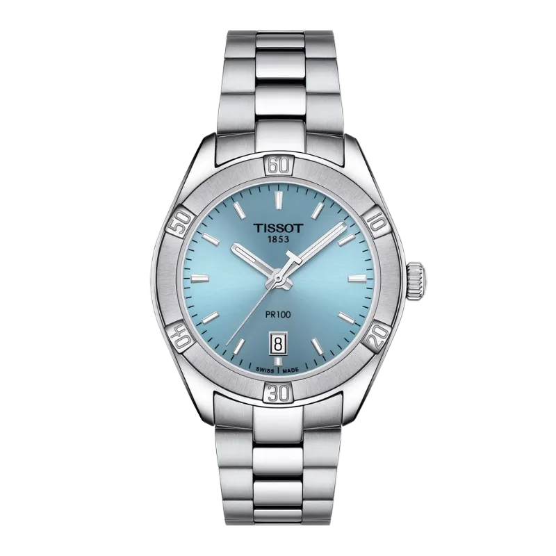 Tissot PR 100 Sport Chic 36 mm – Ice Blue T101.910.11.351.00