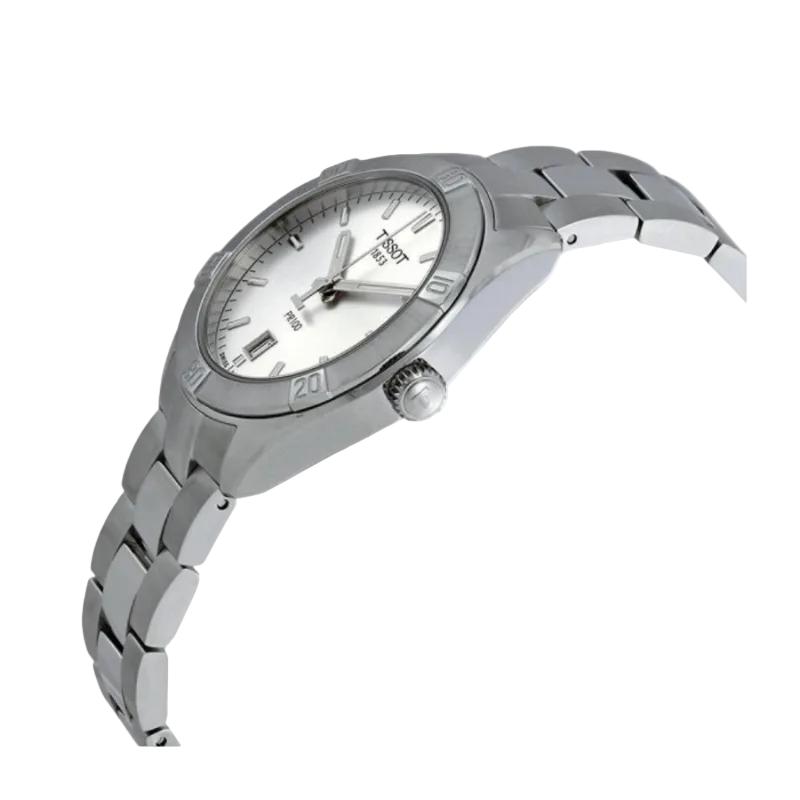 Tissot PR 100 Sport Chic 36 mm – Silver Dial T101.910.11.031.00