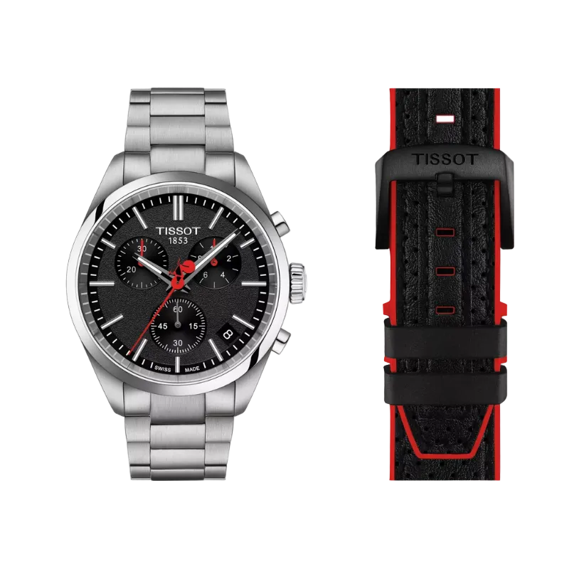 Tissot PR 100 Vuelta Chronograph 40 mm – Black T150.417.11.051.01