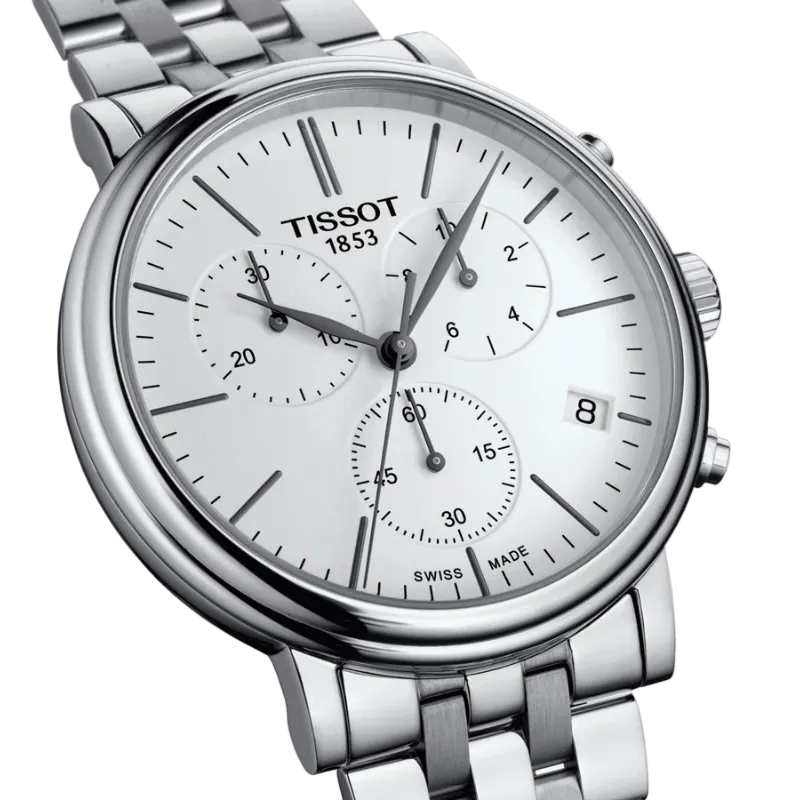 Tissot Carson Premium Chronograph 41 mm – White T122.417.11.011.00