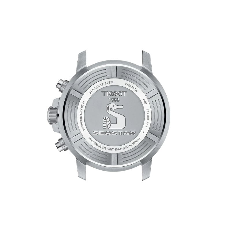 Tissot Seastar 1000 Chronograph - Dark Blue Dial (Rubber Strap)