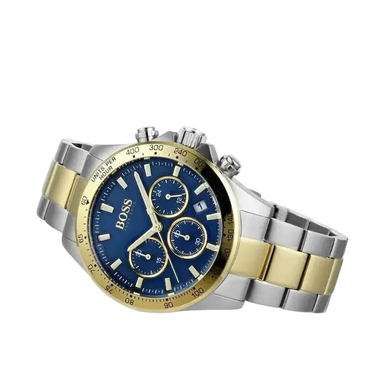 BOSS Hero Chronograph - Mėlynas (Dvejų Tonų)