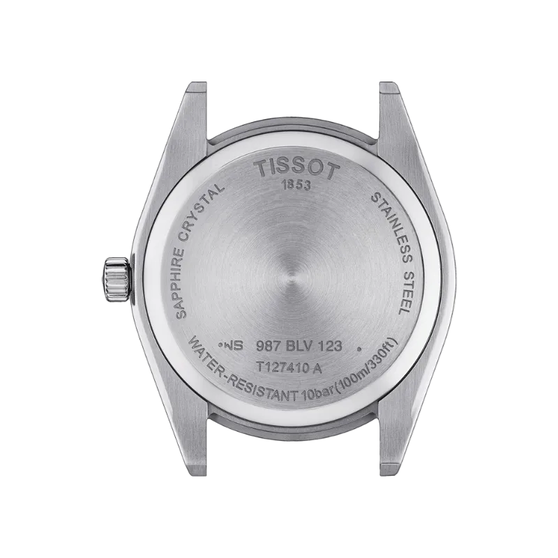 Tissot Gentleman - Black Dial (Brown Leather Strap)