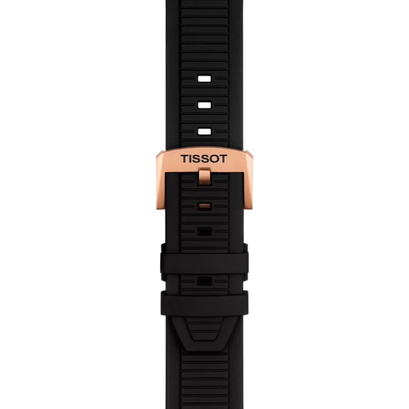 Tissot T-Race Chronograph Rose Gold and Black 45mm