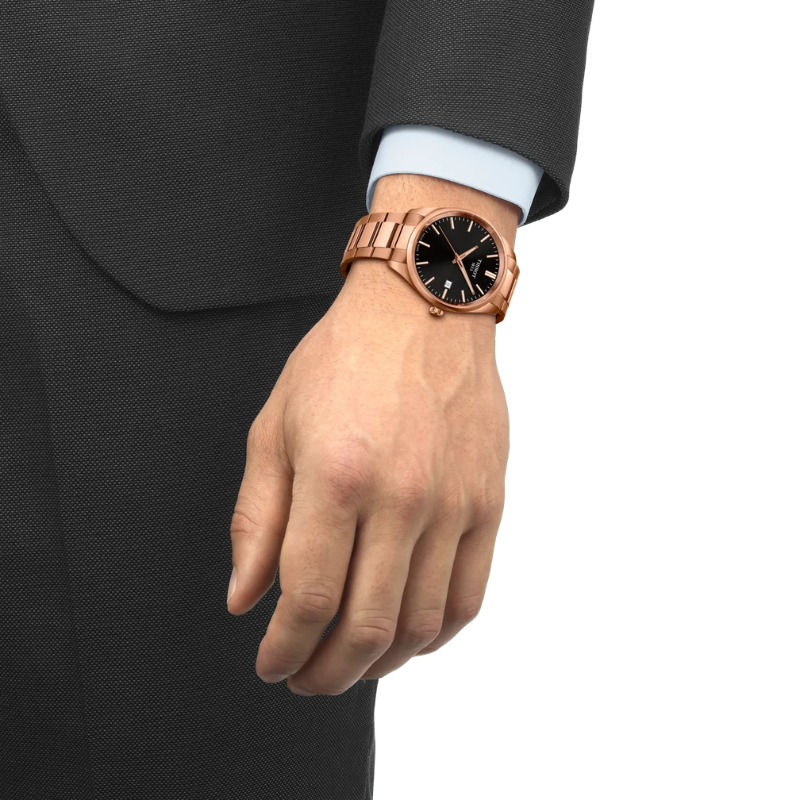 Tissot PR 100 40 mm – Black & Rose Gold T150.410.33.051.00
