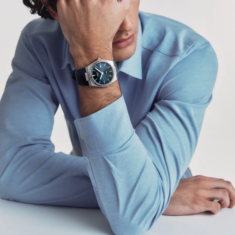 Tissot PRX 40 mm - Blue Dial (Leather Strap)
