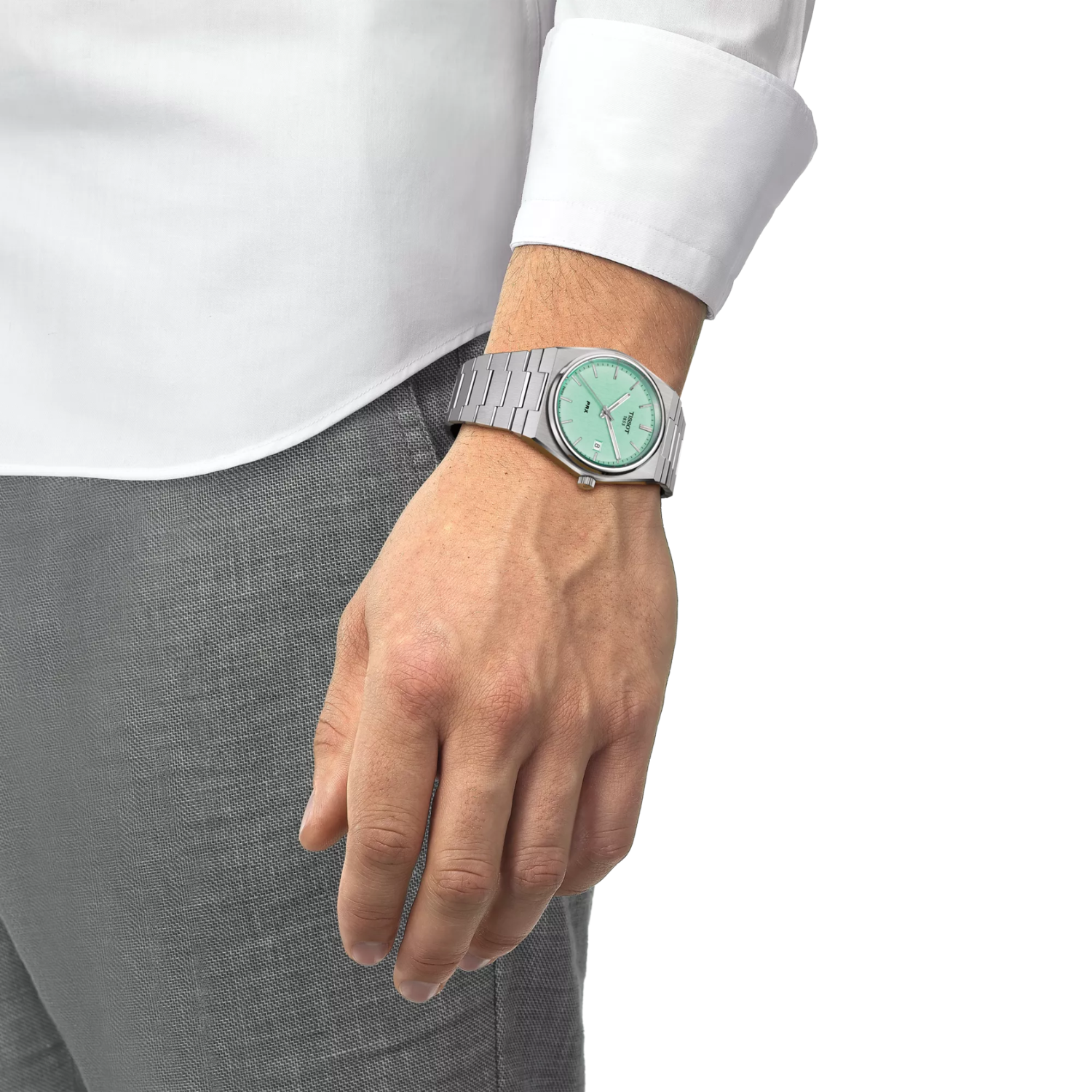 Tissot PRX 40 mm – šviesiai žalias
