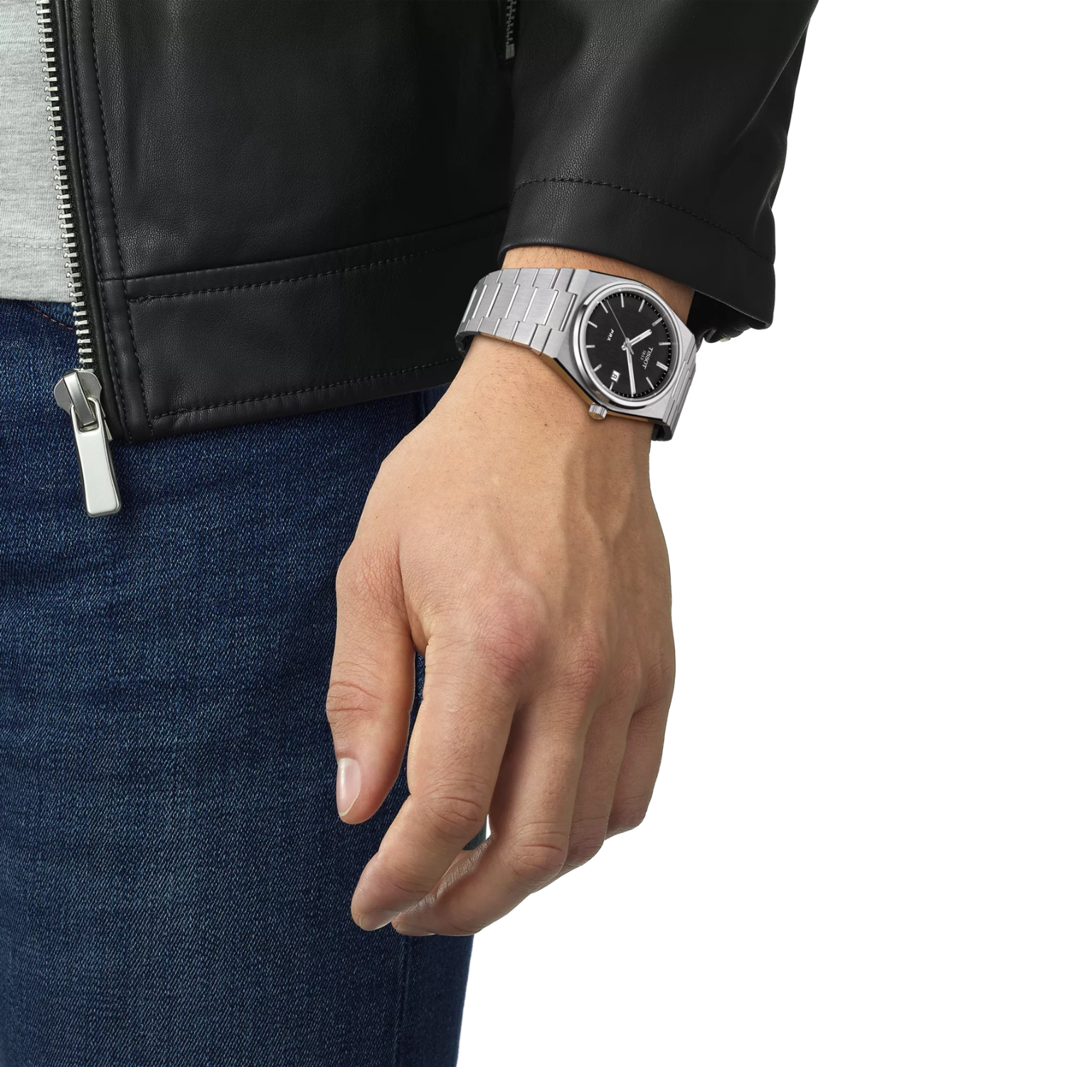 Tissot PRX 40 mm – juodas ciferblatas