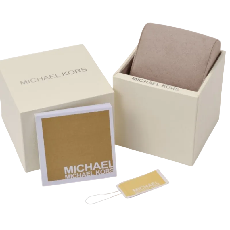 Michael Kors Darci – rožinio aukso spalvos ciferblatas su kristalais