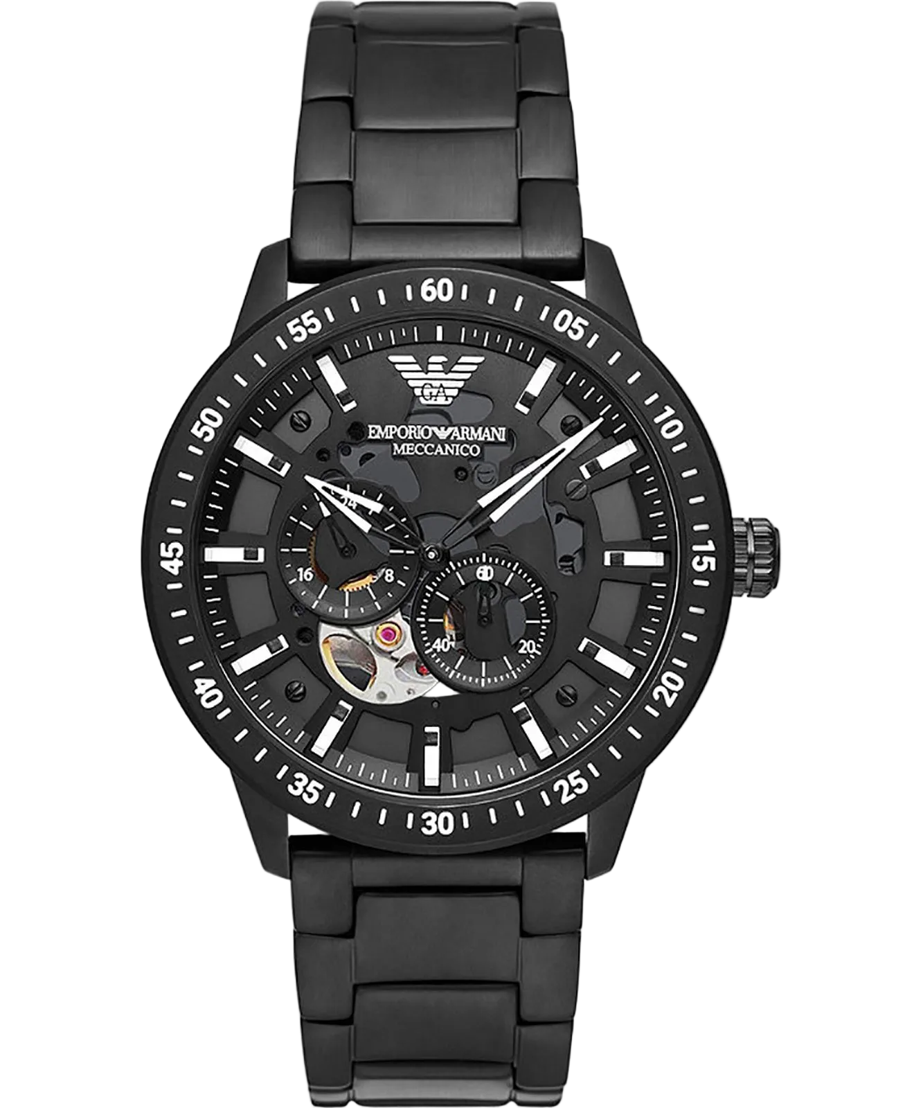 Emporio Armani Mario 43 mm - Juodas