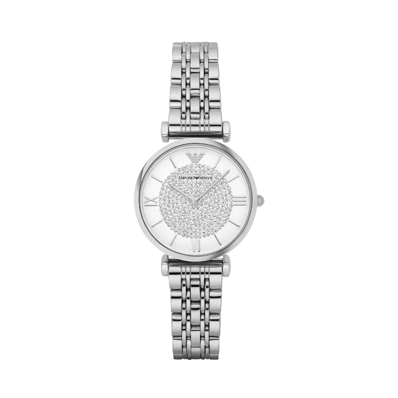 Emporio Armani Gianni T-Bar 32 mm - Baltas