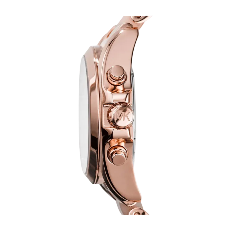 Michael Kors Bradshaw Mini Chronograph – rožinio aukso ciferblatas