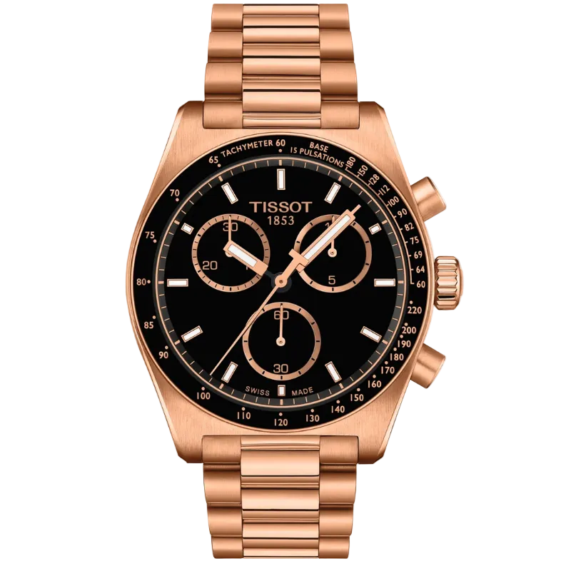 Tissot PR516 Chronograph 40 mm – Rose Gold