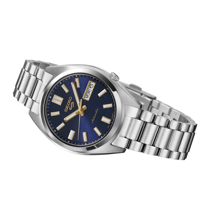 Seiko 5 Sports  – Blue, Vintage gold