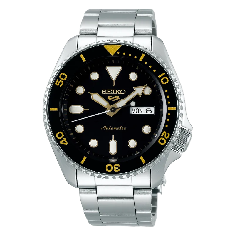 Seiko 5 Sports Automatic – Black and Gold