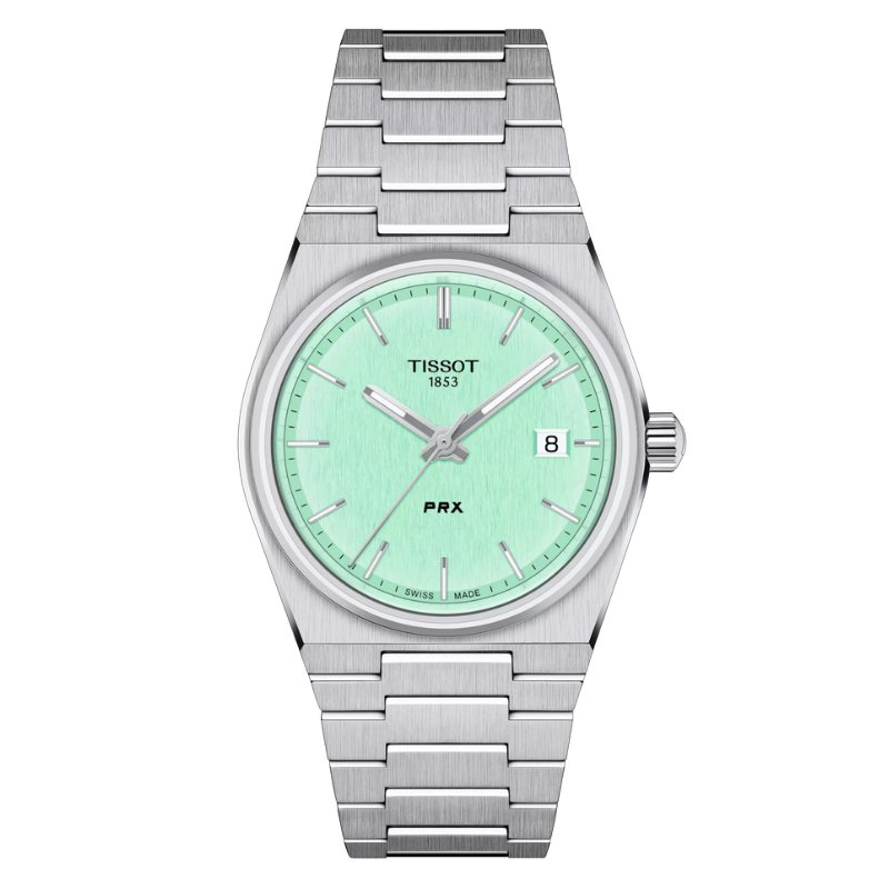 Tissot PRX 35 mm – šviesiai žalias