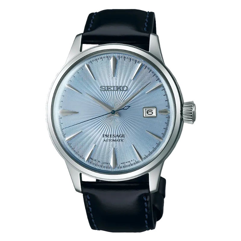 Seiko Presage Cocktail Time Skydiving 40 mm - Mėlynas