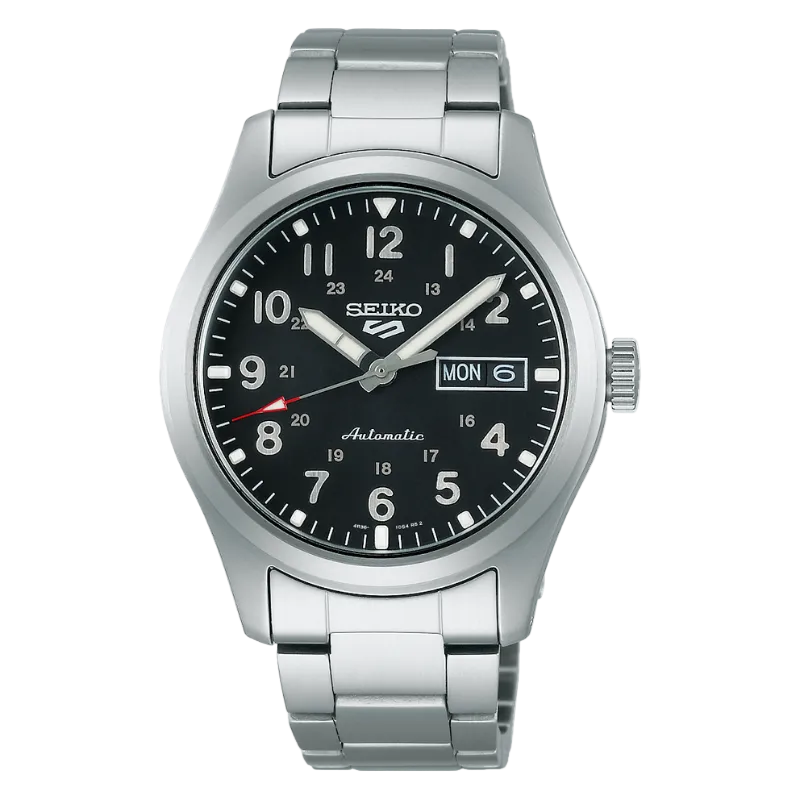 Seiko 5 Sports Field Automatic 39 mm - Juodas