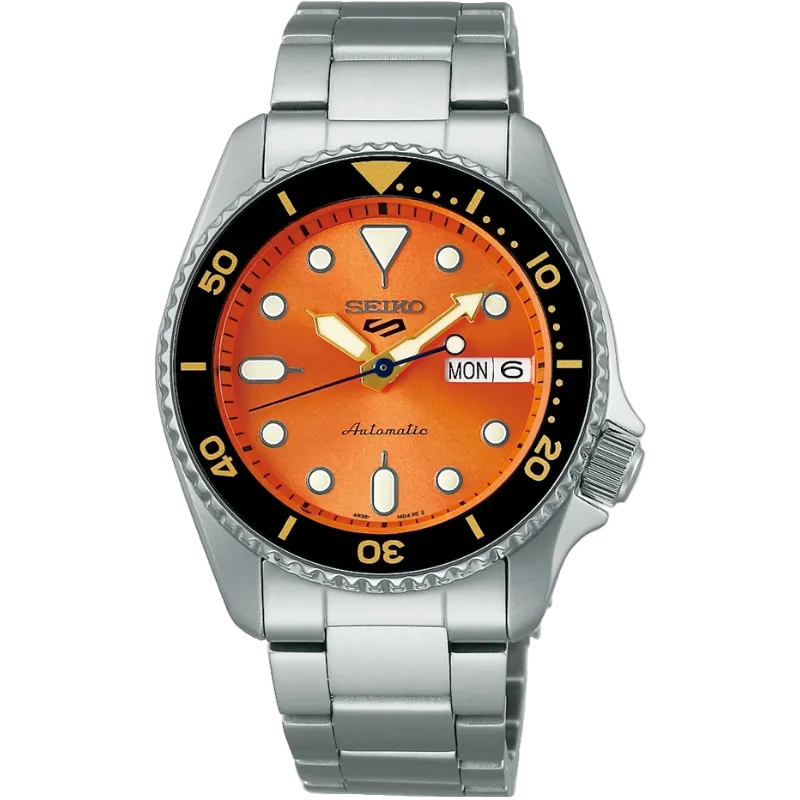 Seiko 5 Sports SKX 38 mm - Oranžinis
