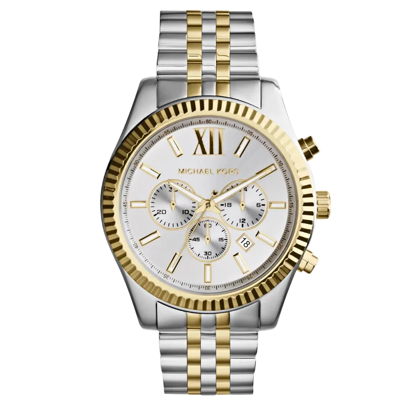 Michael Kors Lexington Chronograph – Dviejų atspalvių apyrankė